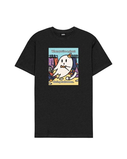 Alix Black Ghost Problems Tee for men