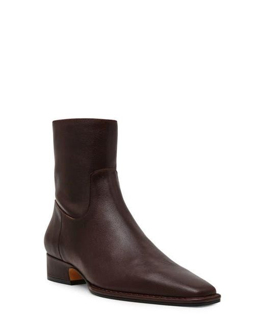 Steve Madden Brown Define Block Heel Bootie
