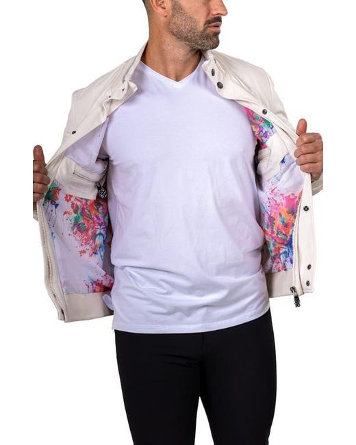 Maceoo Gray Bomber Jacket for men