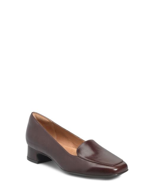 Söfft Brown Loafer Pump