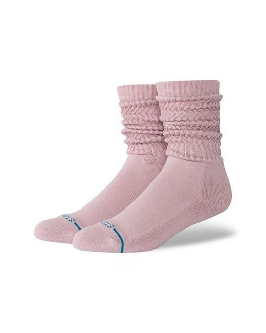 Stance Purple Icon Slouch Crew Socks