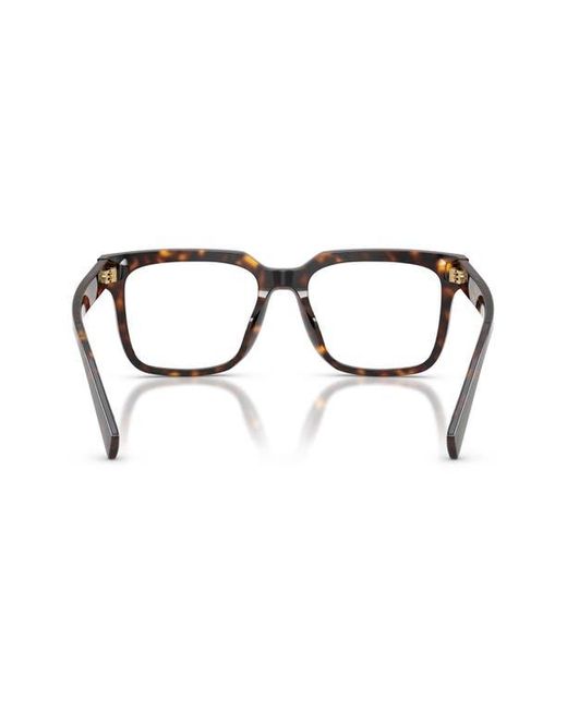 Dolce & Gabbana Brown 53Mm Polarized Square Optical Glasses for men