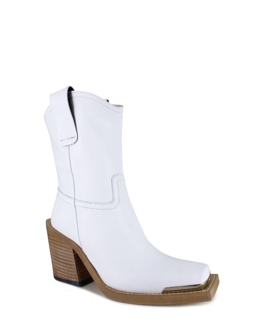 Zigi White Joshi Western Boot