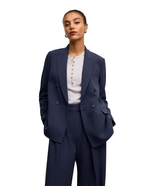 M.M.LaFleur Blue O'Hara Boyfriend Blazer