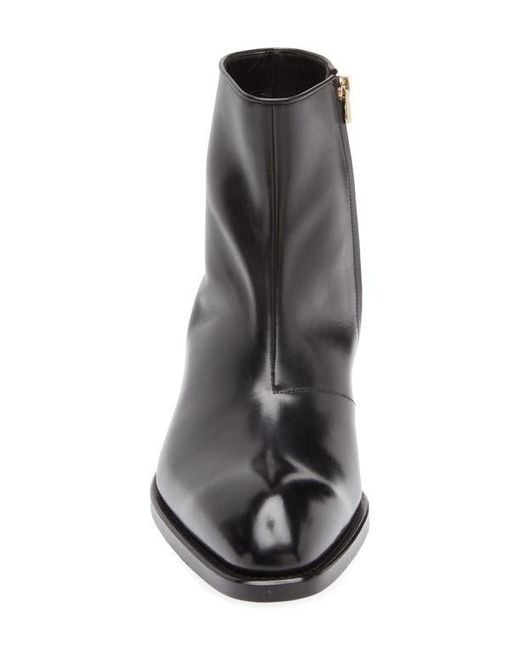 Tom Ford Black Vincent Leather Boot for men
