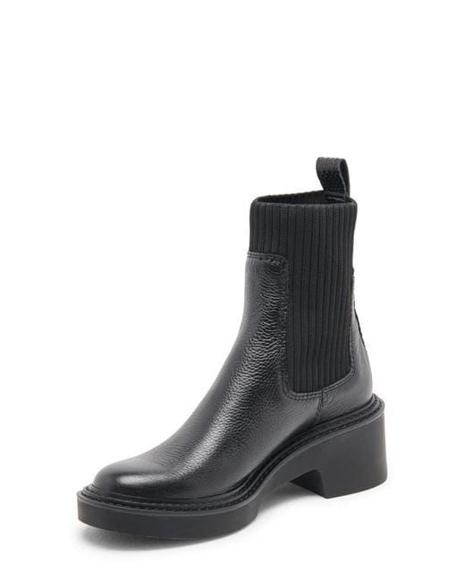 Dolce Vita Black Hilora Water Resistant Chelsea Boot