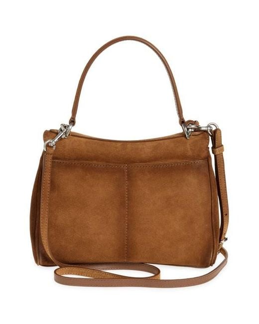 Balenciaga Brown Small Rodeo Suede Top Handle Bag
