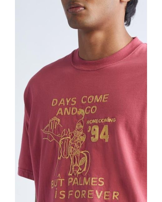 Palmes Forever Embroidered T-Shirt for men