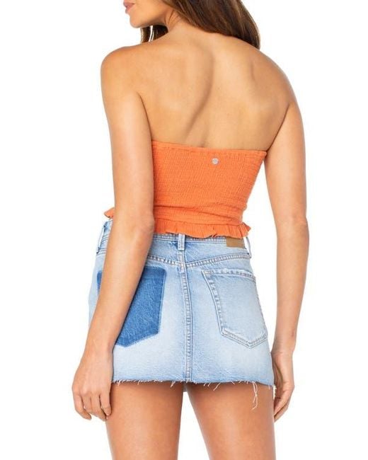 Roxy Blue Spring Fling Crop Tank
