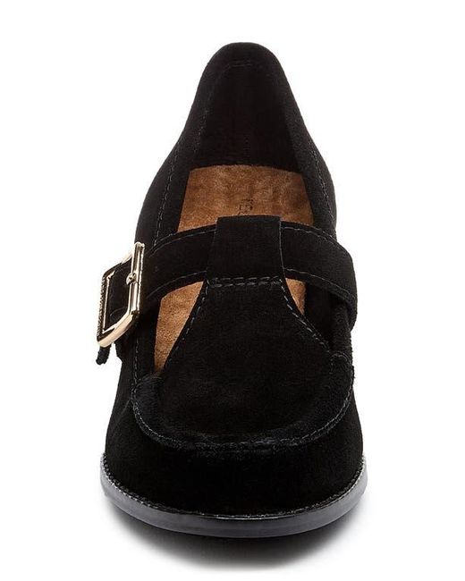 Kelsi Dagger Brooklyn Black Caleb T-Strap Pump