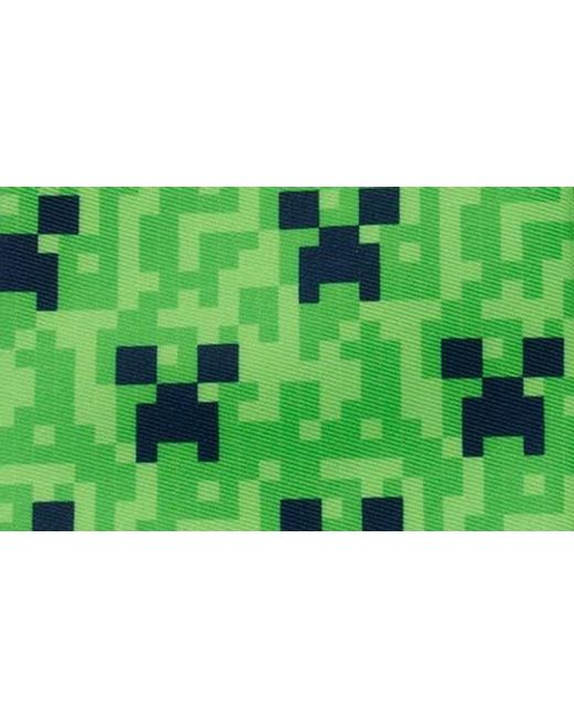 Cufflinks Inc. Green Minecraft Creeper Tie for men