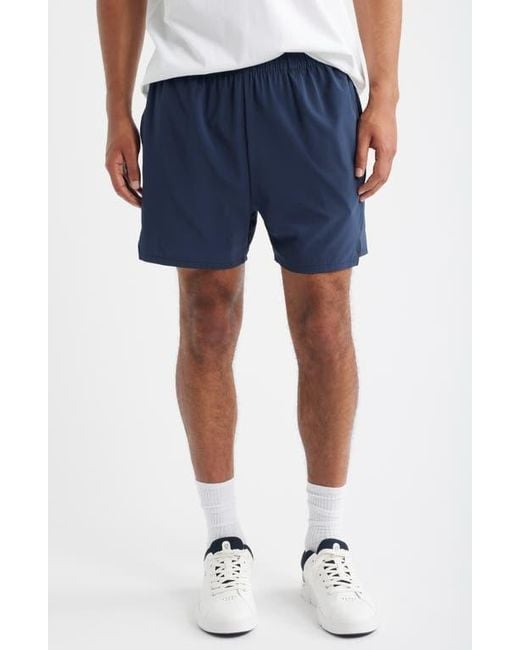 Recess x Zella Blue Backspin Lined 5-Inch Shorts for men