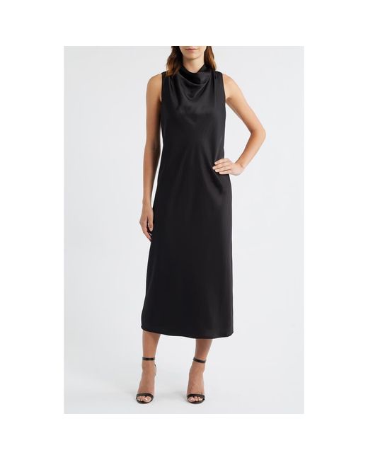Sam Edelman Black Cowl Neck Maxi Dress