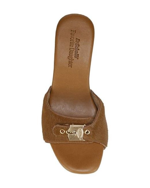 Dr. Scholls Brown X Favorite Daughter Heartbreak Kitten Heel Sandal