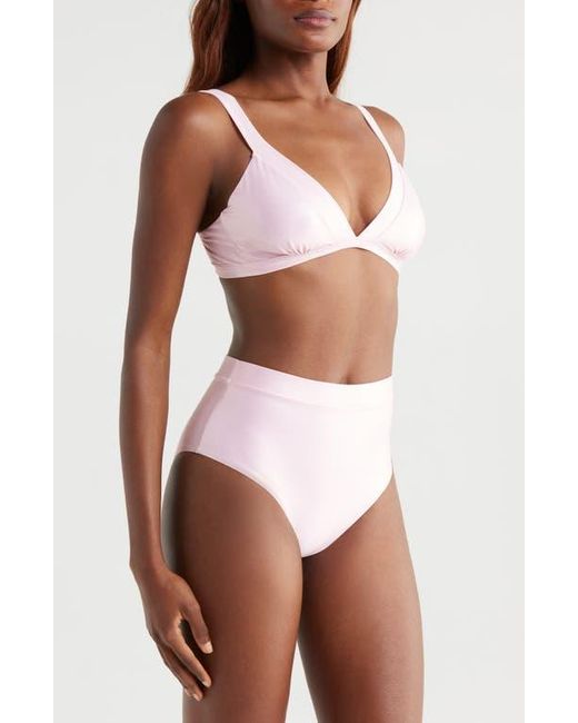 BOAMAR White Aleida Triangle Bikini Top