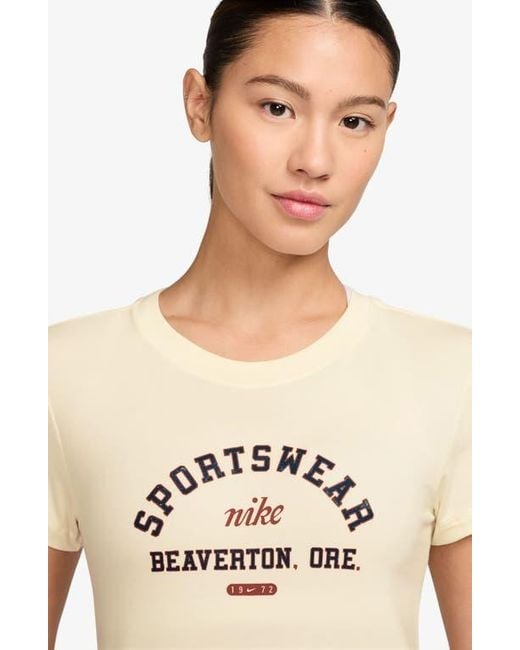 Nike Natural Sportswear Phoenix Slim Fit T-Shirt