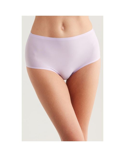 Chantelle Purple Soft Stretch High Waist Briefs