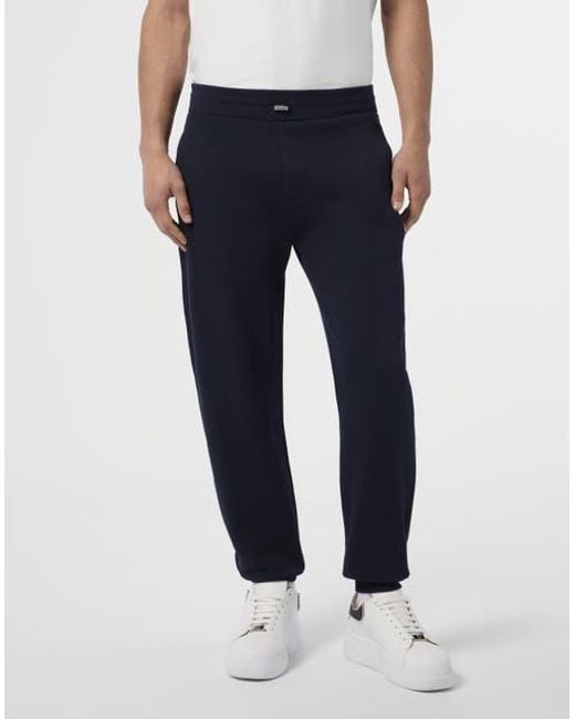Philipp Plein Blue Basic Joggers Plein for men