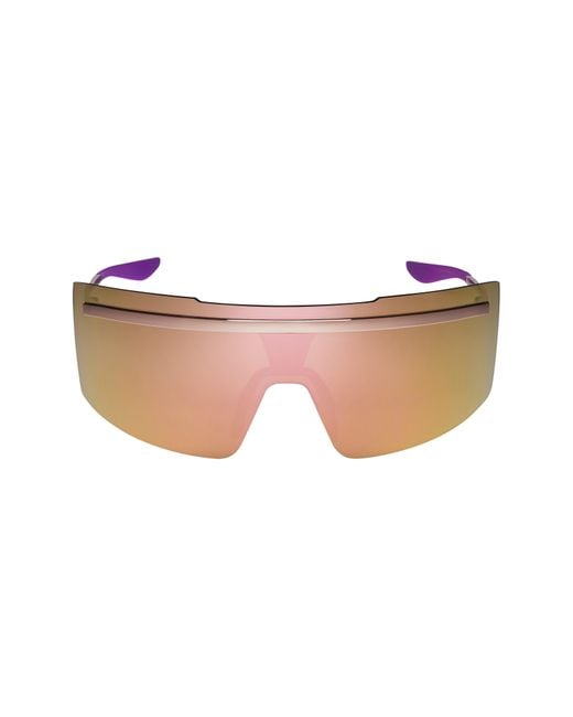 Nike Pink Echo Shield 67mm Sunglasses for men