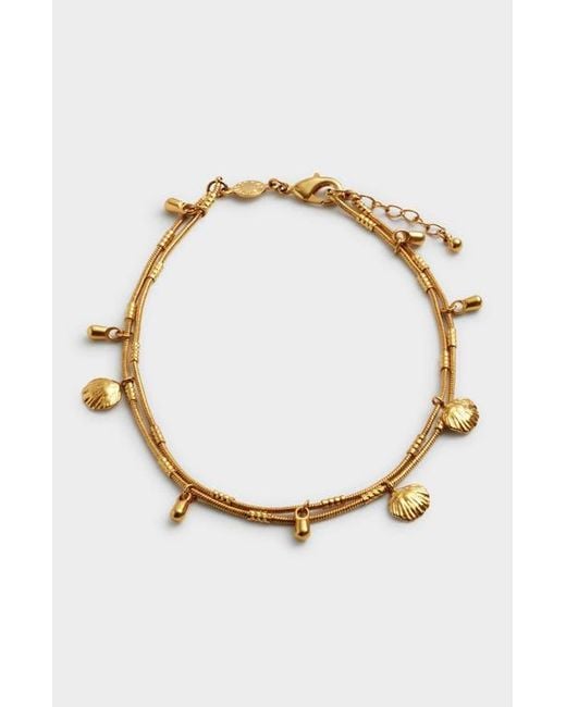 Katie Loxton White Cochellia Anklet