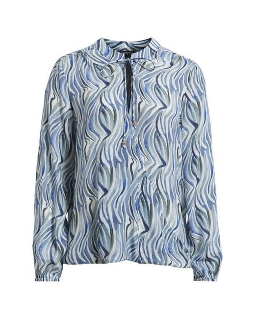 Apny Blue Printed Top