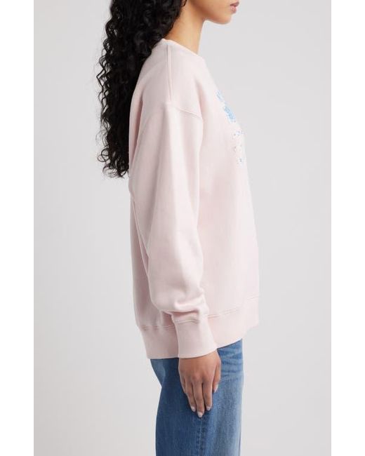 LoveShackFancy Pink Palo Patch Sweatshirt