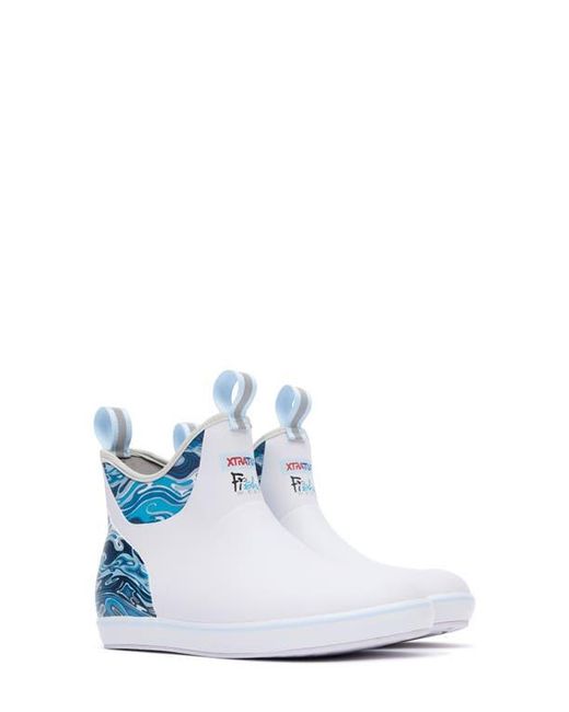 XtraTuf Blue Waterproof Ankle Deck Boot