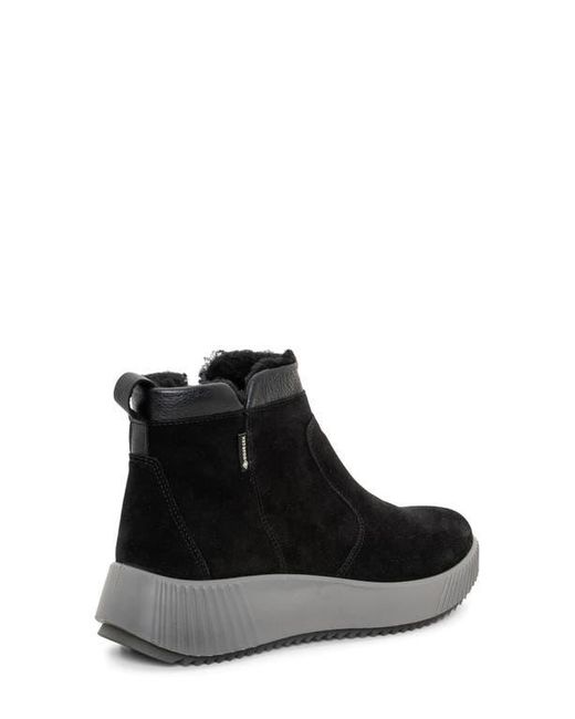 Ara Black Dahlia Waterproof Faux Fur Lined Sneaker