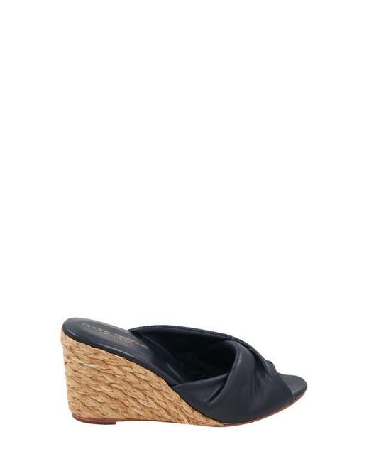 Andre Assous Blue Merida Wedge Sandal