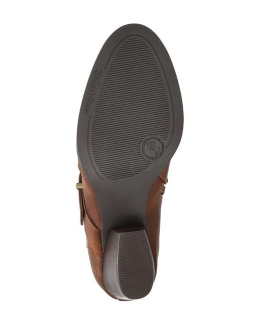 Bella Vita Brown Bowie Buckle Strap Bootie