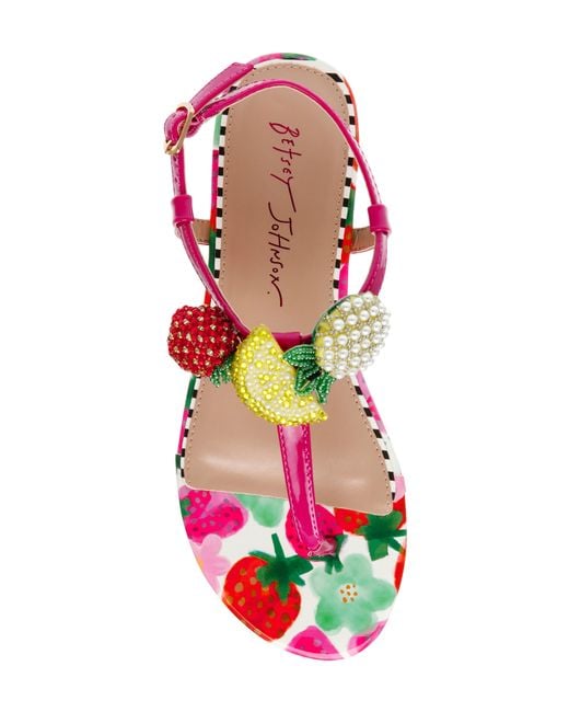 Betsey johnson tee sandal 2025