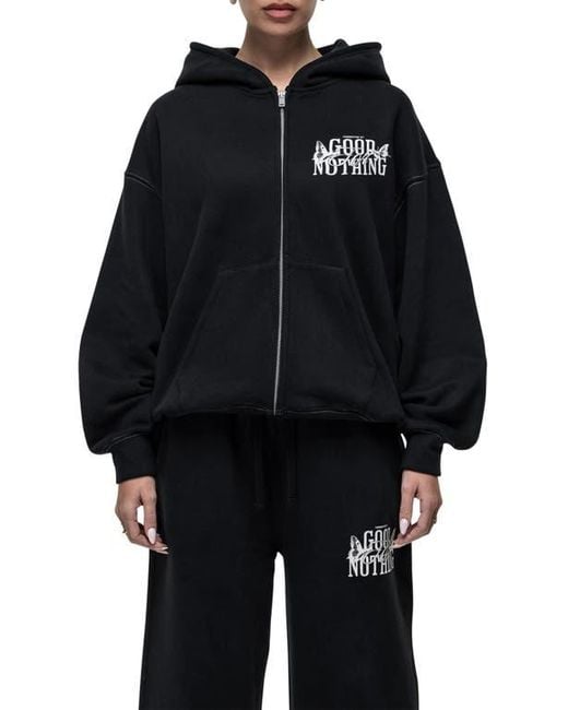 Good For Nothing Black Dakota Zip Up Hoodie