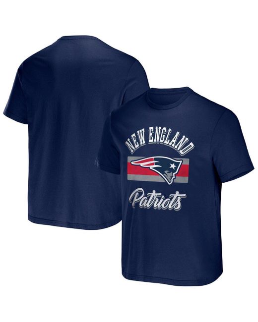 New England Patriots Fanatics Branded Throwback T-Shirt - Royal