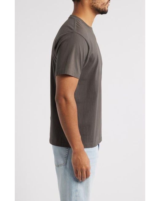 FRAME Gray Logo Cotton T-Shirt for men