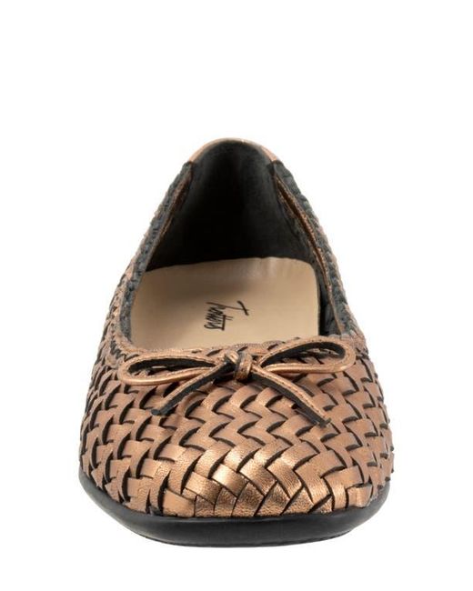 Trotters Brown Gillian Flat