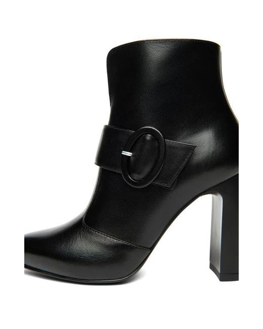 Nero Giardini Black Buckle Bootie