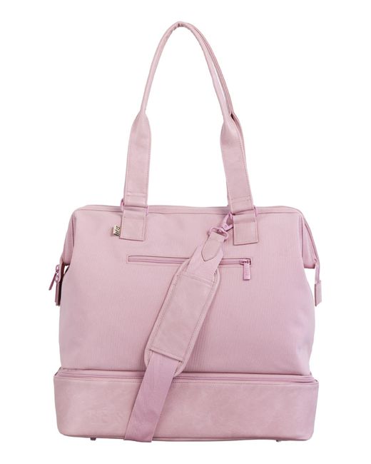 BEIS Pink The Mini Convertible Weekend Travel Bag