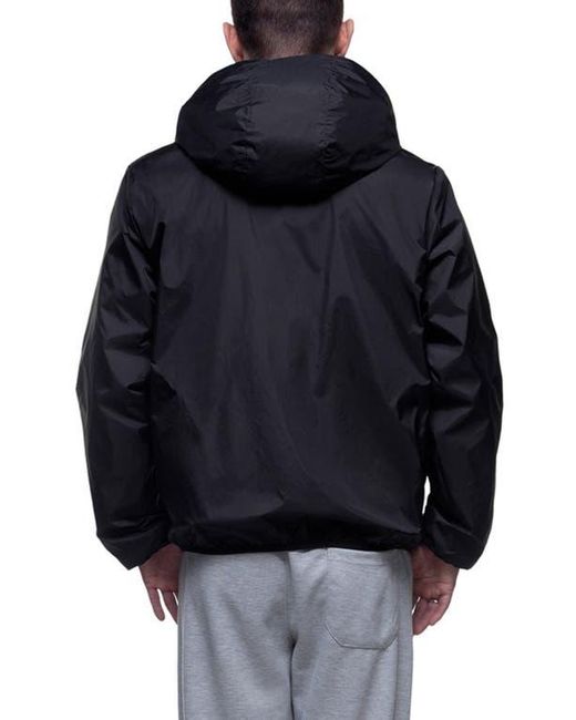 Rokka&Rolla Black Packable Mesh Lined Windbreaker for men