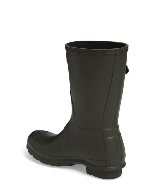 olive green rain boots