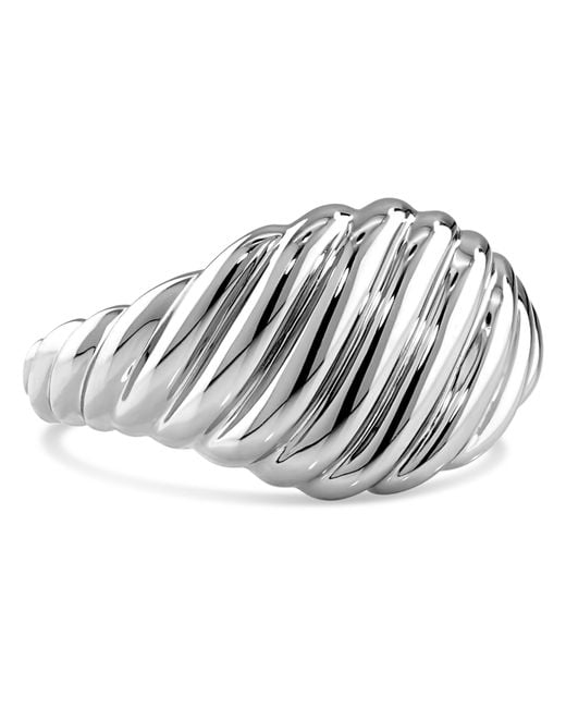 DEVATA Metallic Rope Ring
