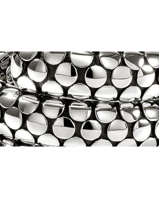 John Hardy Black Dot Coil Ring, Sterling