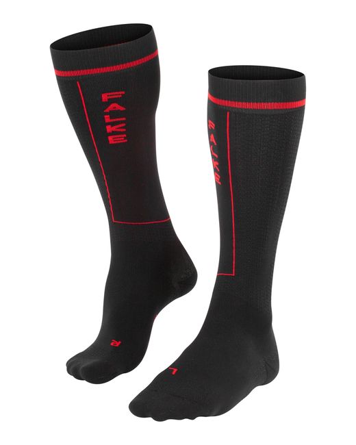 Falke Black Impulse Knee High Running Socks