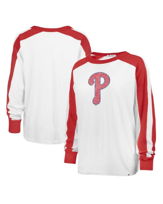 '47 Red Philadelphia Phillies Premier Caribou Long Sleeve T-shirt At Nordstrom