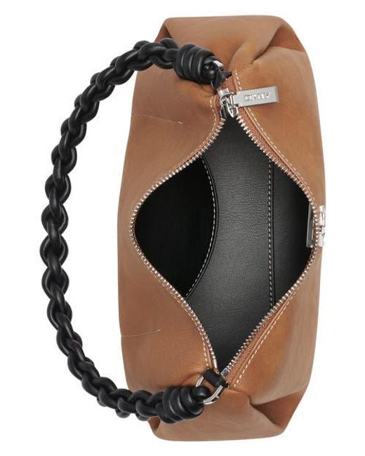 DKNY Brown Remy Top-Zip Shoulder Bag