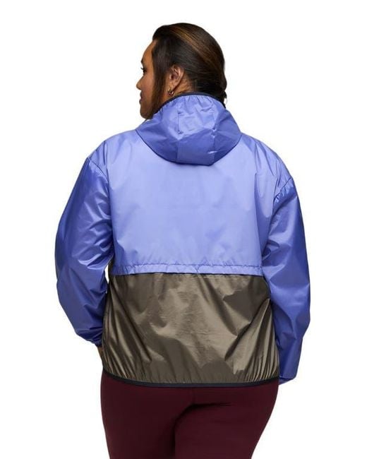 COTOPAXI Blue Teca Half-Zip Windbreaker