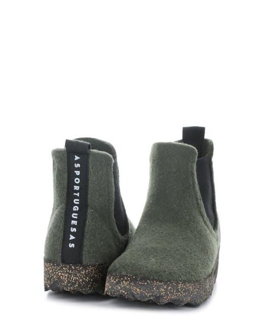 ASPORTUGUESAS Green Caia Chelsa Boot