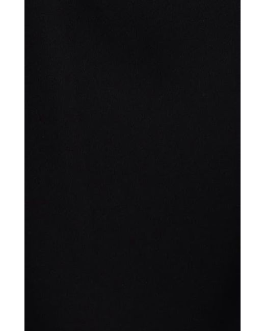 Amsale Black Cowl Neck Tulip Cocktail Dress