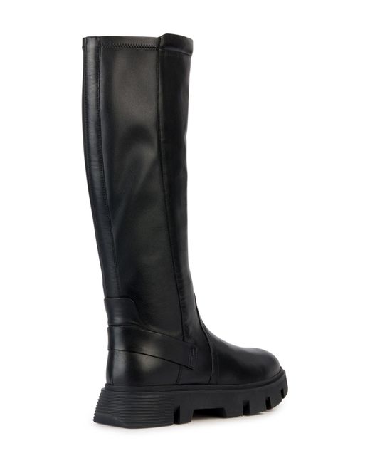 Geox Vilde Tall Boot In Black Lyst geox-vilde-tall-boot-in-black-lyst