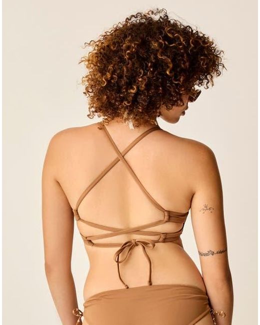 Carve Designs Brown Camari Top D Cup