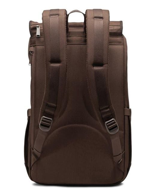 Herschel Supply Co. Brown Premium Little America Recycled Polyester Backpack